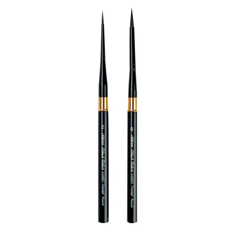 Black Velvet Small Travel Brushes, Set of 2