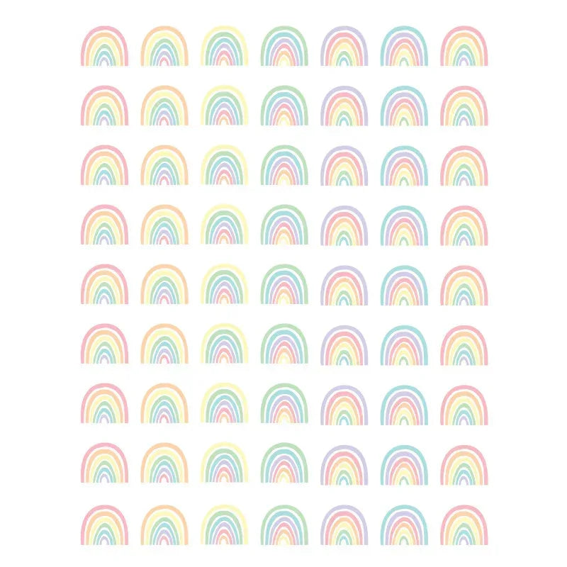 Pastel Pop Rainbows Mini Stickers