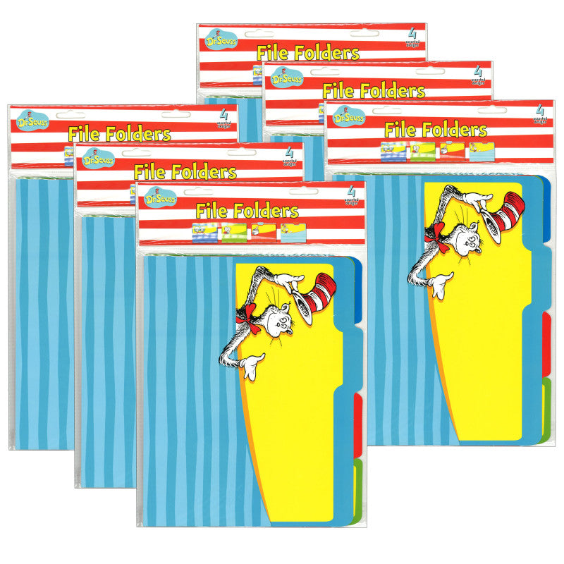 Dr. Seuss&trade; Classic File Folders, 4 Per Pack, 6 Packs