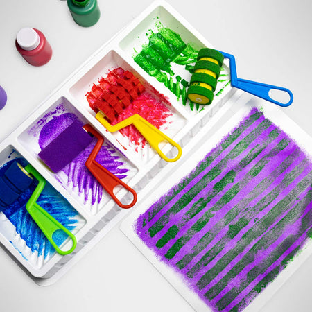 Paint Tray with 4 Foam Rollers (HYG70002)