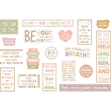 Terrazzo Tones Mini Bulletin Board Set, 18 Pieces