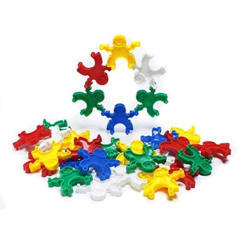 Pyramid People Blocks 120 Pieces