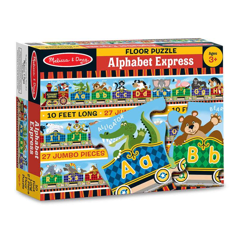 Alphabet Express Floor Puzzle, 10' x 6-1/2", 27 Pieces - LCI4420
