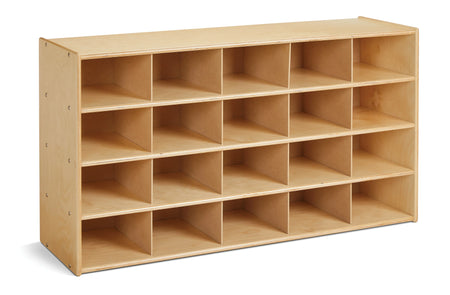 Young Time® 20 Cubbie-Tray Storage - with Clear Bins