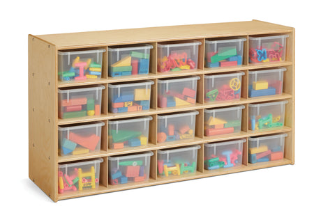 Young Time® 20 Cubbie-Tray Storage - without Bins