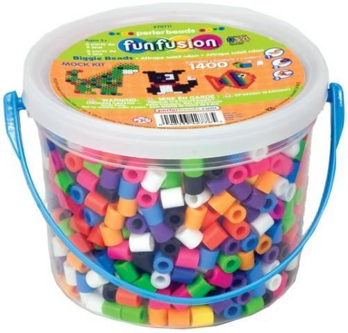 Perler BIGGIE Beads 1,200/Pkg-Assorted Colors 70711