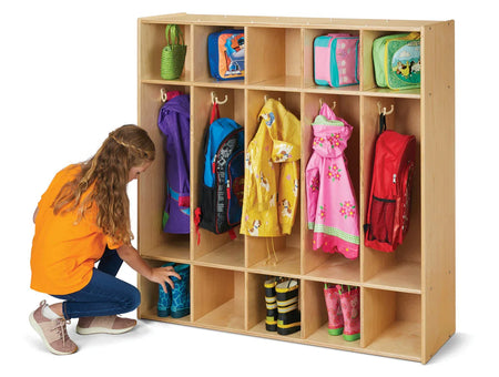 Young Time® 5 Section Coat Locker