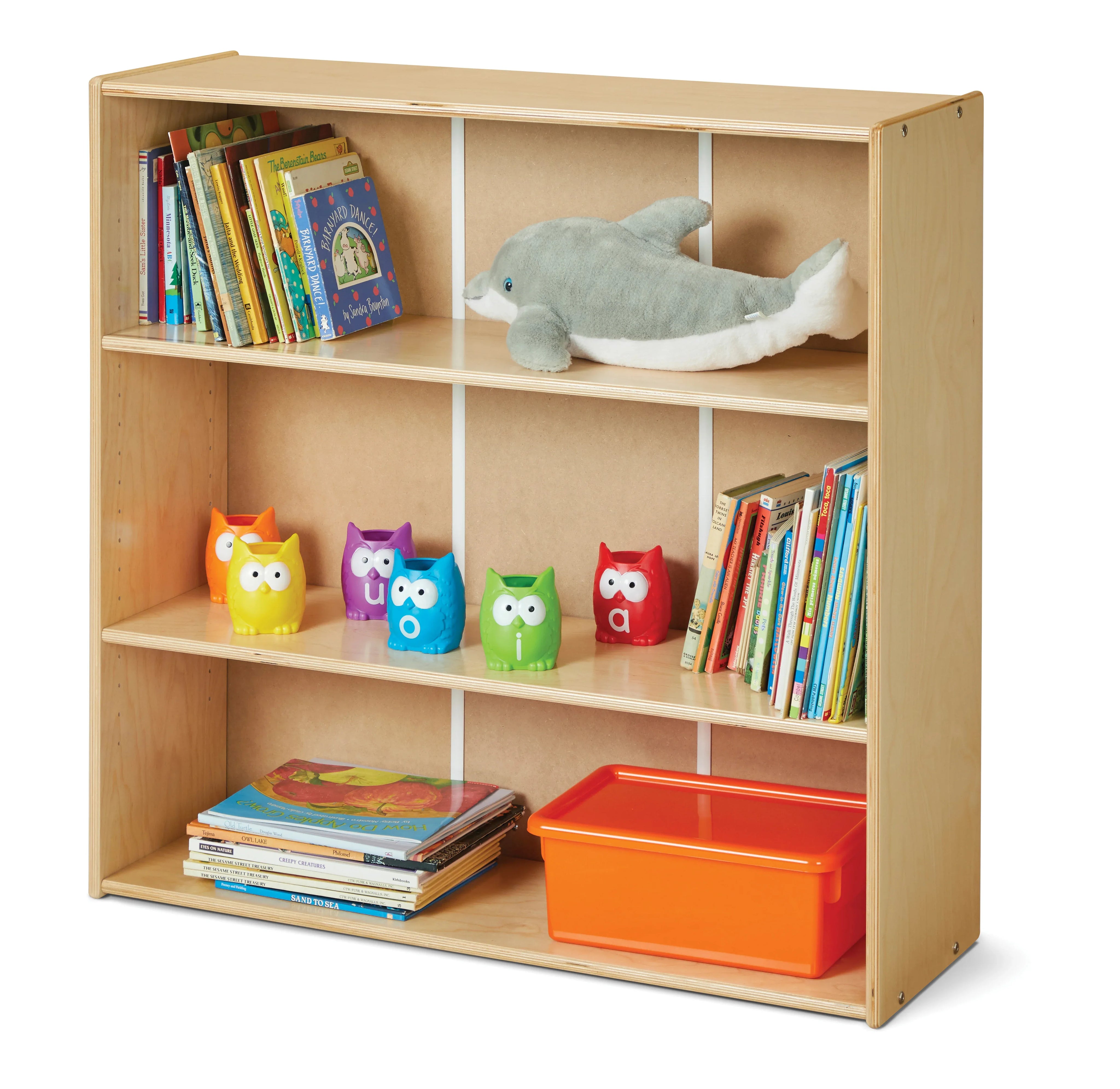 Young Time® Short Adjustable Shelf Bookcase