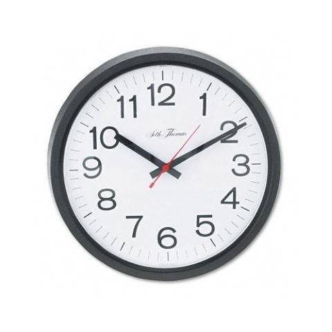 14" Diameter Wall Clock With large Bold numbers 12" face