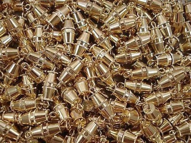 Gold Barrel Screw Clasps 144 pieces per package