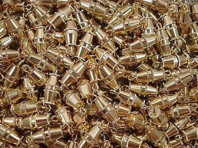 Gold Barrel Screw Clasps 144 pieces per package