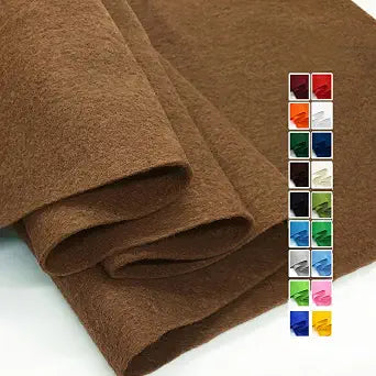 Brown Felt by the Yard - 36" x 36"