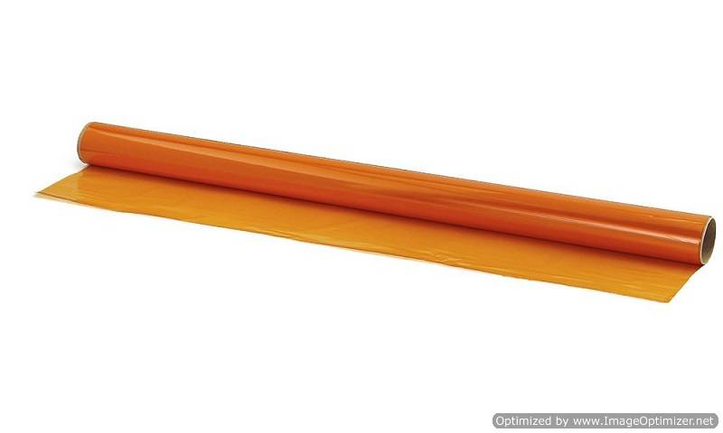 Hygloss Cello Wrap Roll, 20-Inch by 12.5-Feet Orange
