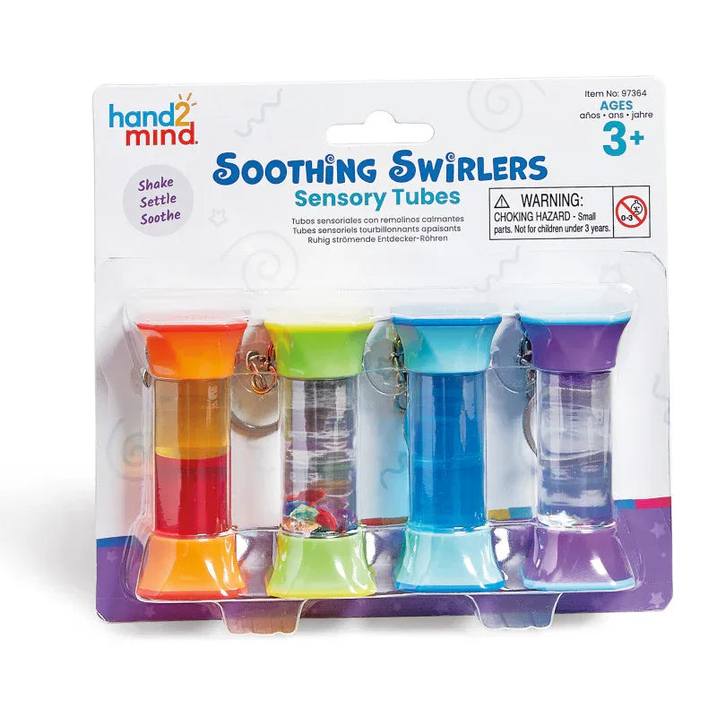 Soothing Swirlers Sensory Tubes Keychains for Kids