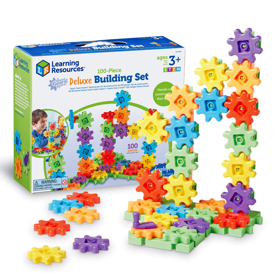 Gears! Gears! Gears!100-Piece Deluxe Building Set, LER9162
