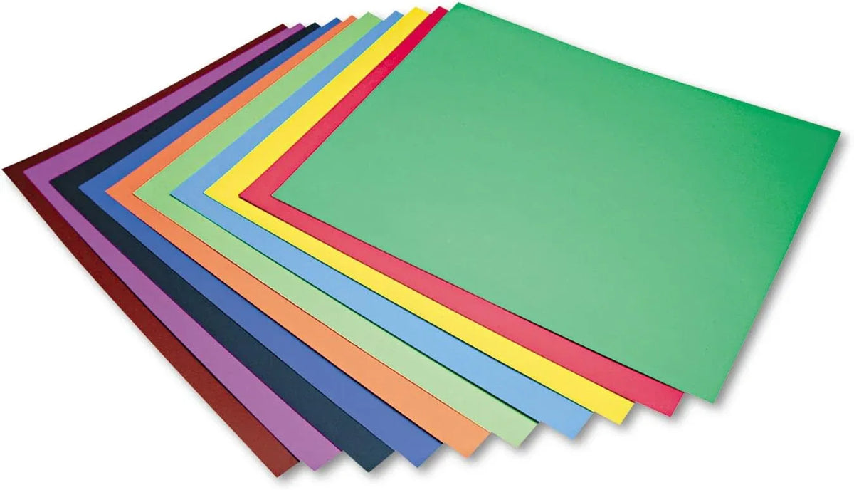 Posterboard Railroad Board, 4-Ply, 22" x 28", Assorted Colors, Pack of 25