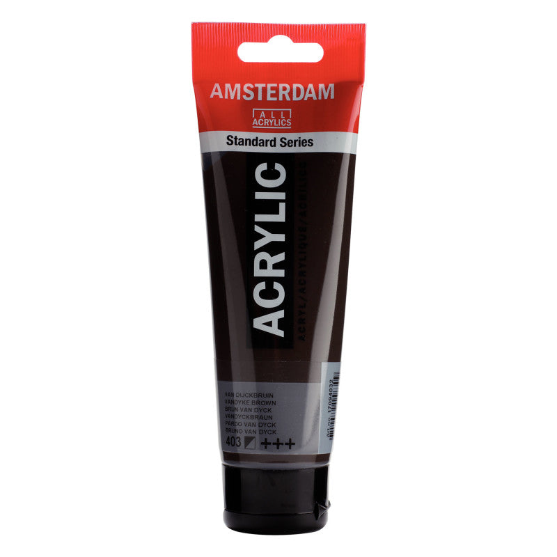 Standard Acrylic Paint, 120ml, Vandyke Brown 403