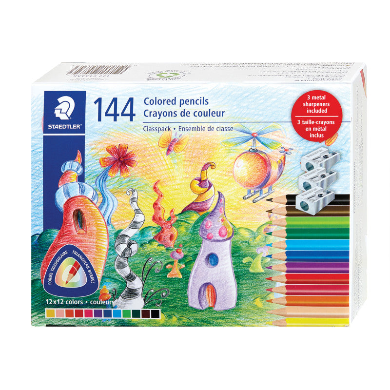 Colored Pencils, Class pack of 144