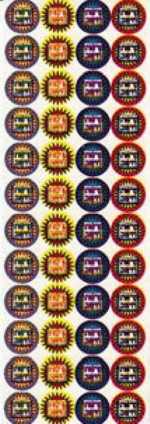 1200 Self-Adhesive Judaic Stickers Classpack Kriah