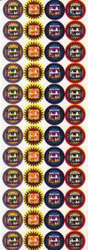 1200 Self-Adhesive Judaic Stickers Classpack Kriah