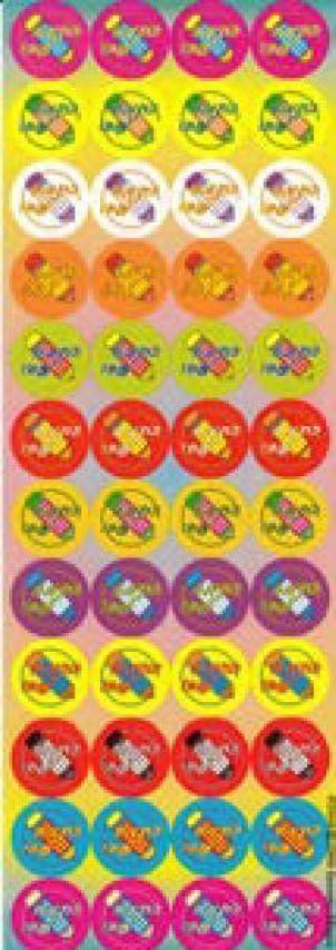 1200 Self-Adhesive Judaic Stickers Classpack Handwriting