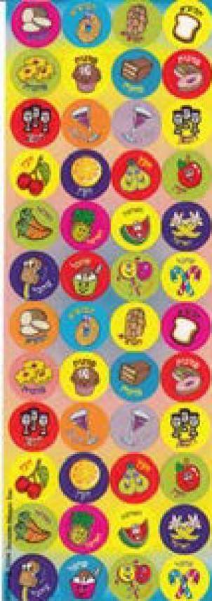 1200 Self-Adhesive Judaic Stickers Classpack Brochos II