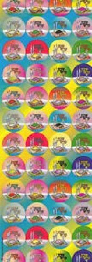 1200 Self-Adhesive Judaic Stickers Classpack Shabbos