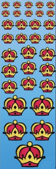 Crown Die-cut Stickers