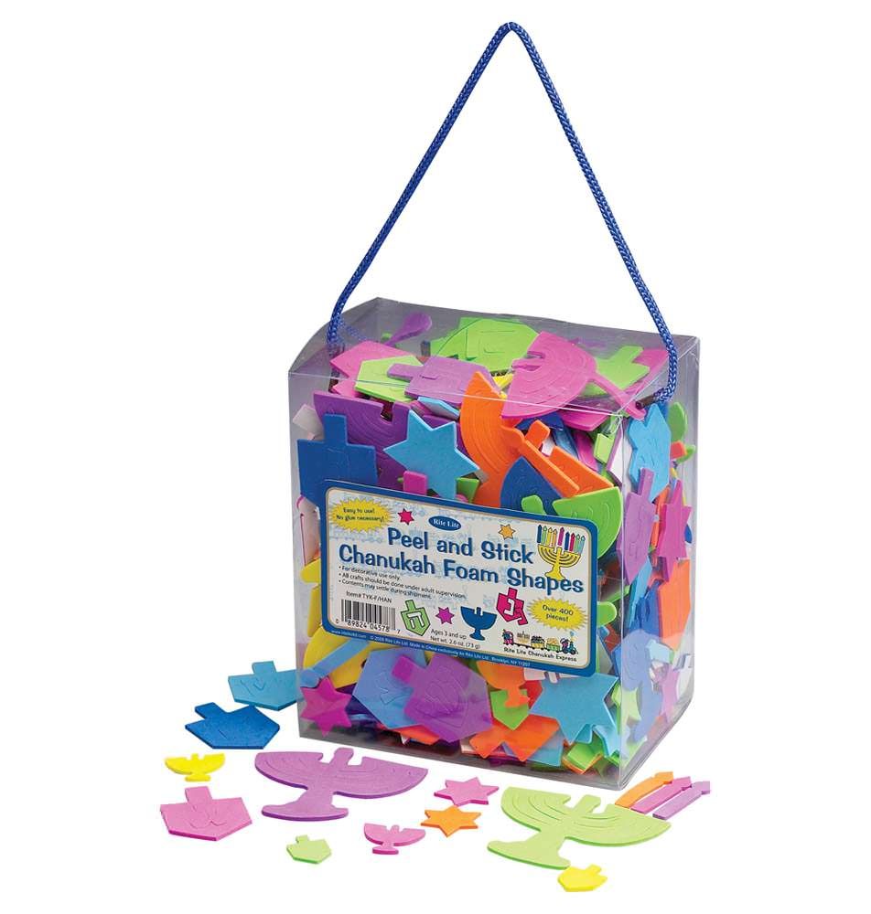 Peel & Stick CHANUKAH Foam Shapes "NEW"