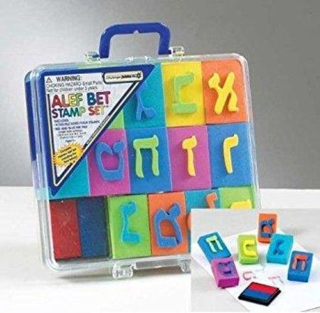 Alef Bet Foam Stamp Kit