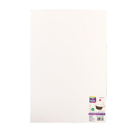Colored Foam Sheet 2mm thick - 12 x 18 inches, 10 pack White