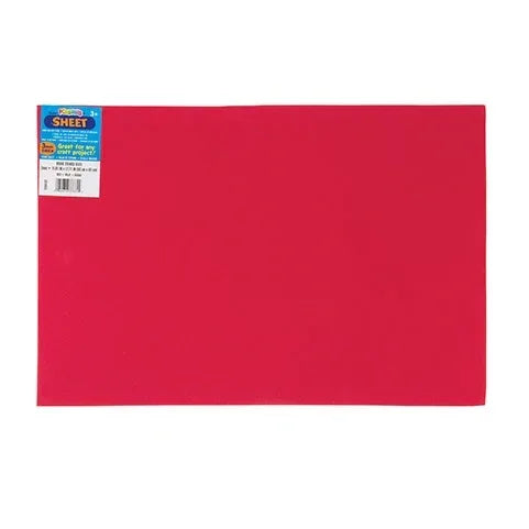 Colored Foam Sheet 2mm thick - 12 x 18 inches, 10 pack