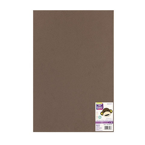 Colored Foam Sheet 2mm thick - 12 x 18 inches, 10 pack Brown