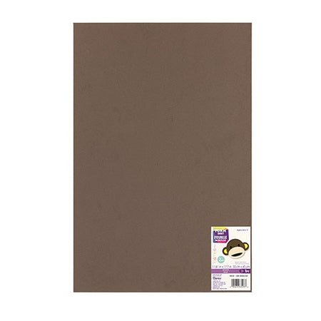Colored Foam Sheet 2mm thick - 12 x 18 inches, 10 pack Brown
