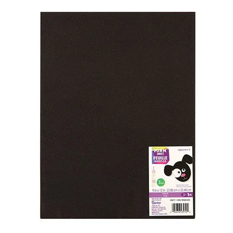 Colored Foam Sheet 2mm thick - 9 x 12 inches, 10 pack