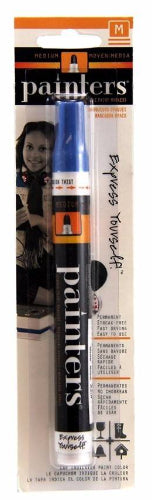 Elmer's Painters Opaque Paint Marker, Medium Tip, Blue - 7335