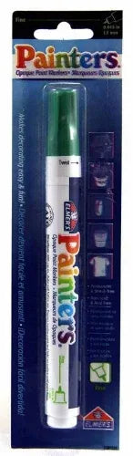 Elmer's Painters Opaque Paint Marker, Fine Tip, Green - 7344