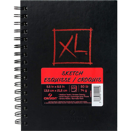 XL Series Sketch Art Book, 100 Sheet, 5.5x8.5 inch, 1 Count