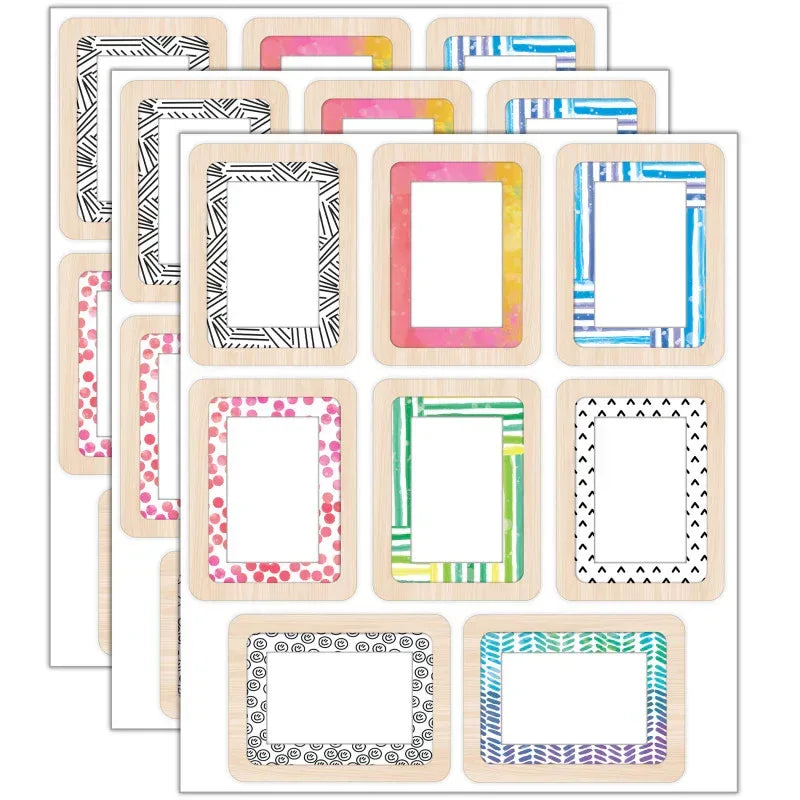 Creatively Inspired Frame Tags Cut-Outs, 36 Per Pack, 3 Packs