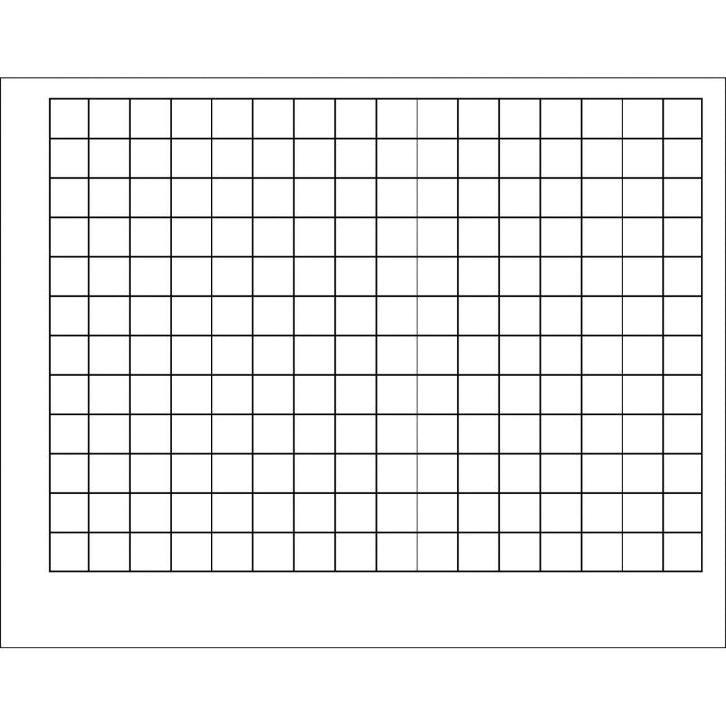Graphing Grid (1 1/2" Squares) Wipe-Off&reg; Chart, 22" x 28"