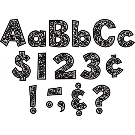 Composition 4" Fun Font Letters Combo Pack, 162 Pieces