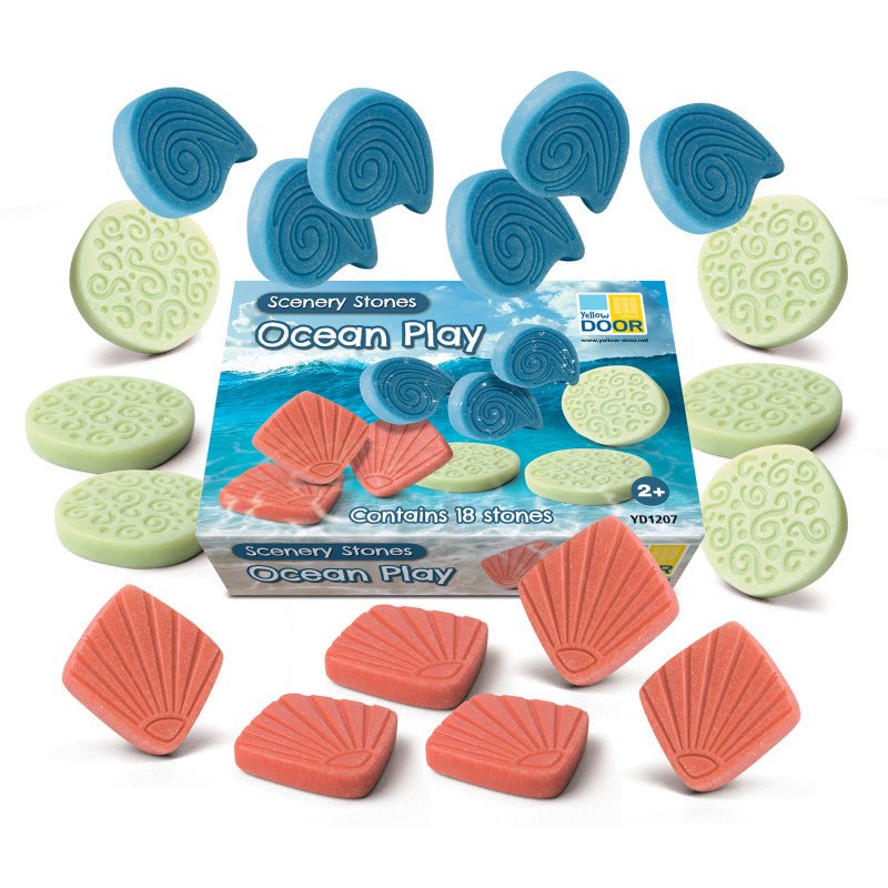 Scenery Stones &ndash; Ocean Play, Set of 18