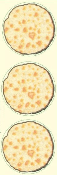 Matzah Circle Stickers (Jumbo)