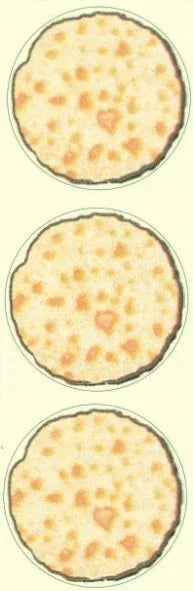 Matzah Circle Stickers (Jumbo)