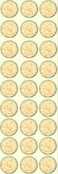 Matzah Circle Stickers (Medium)
