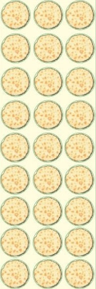 Matzah Circle Stickers (Medium)