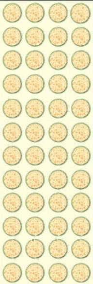 Matzah Circle Stickers (Small)