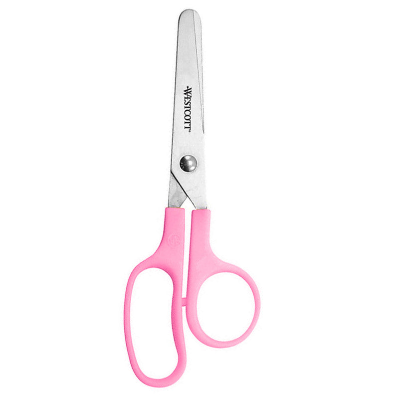 Value Kids Scissors, Blunt, 5", Assorted Colors (No Color Choice)