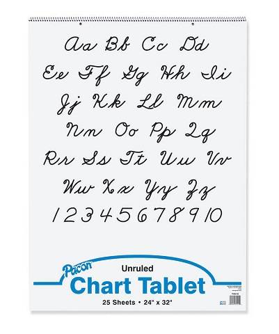 CHART TABLET 24" X 32" WHITE 25 SHEETS UNRULED