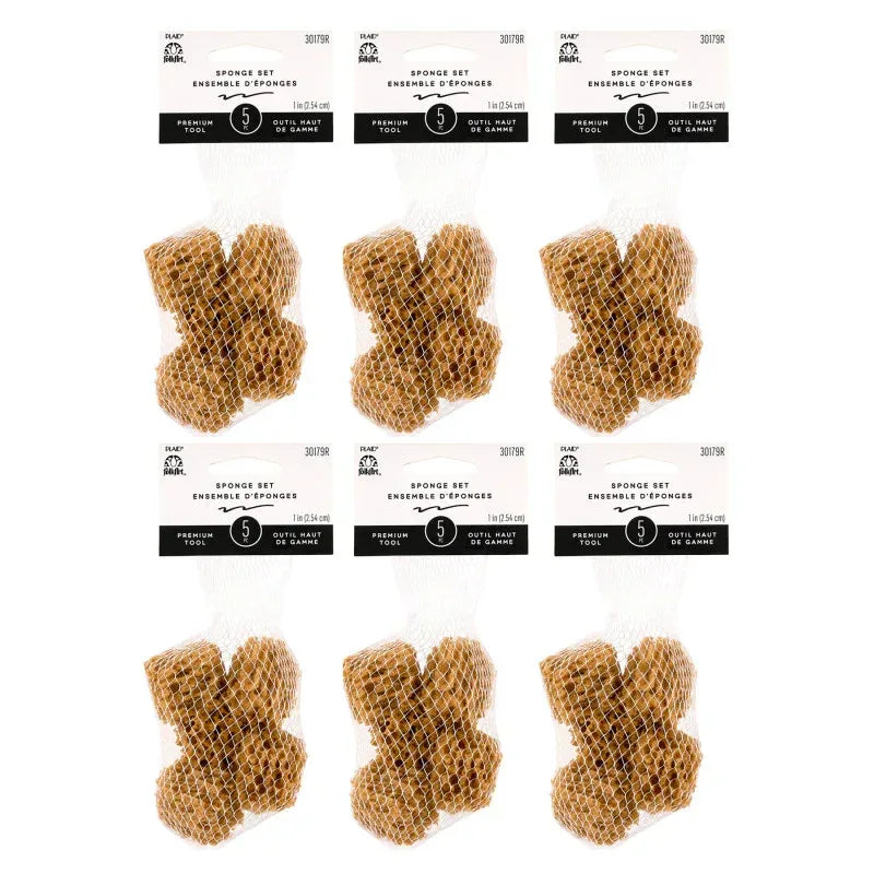 Synthetic Sponge Value Pack, 5 Per Pack, 6 Packs